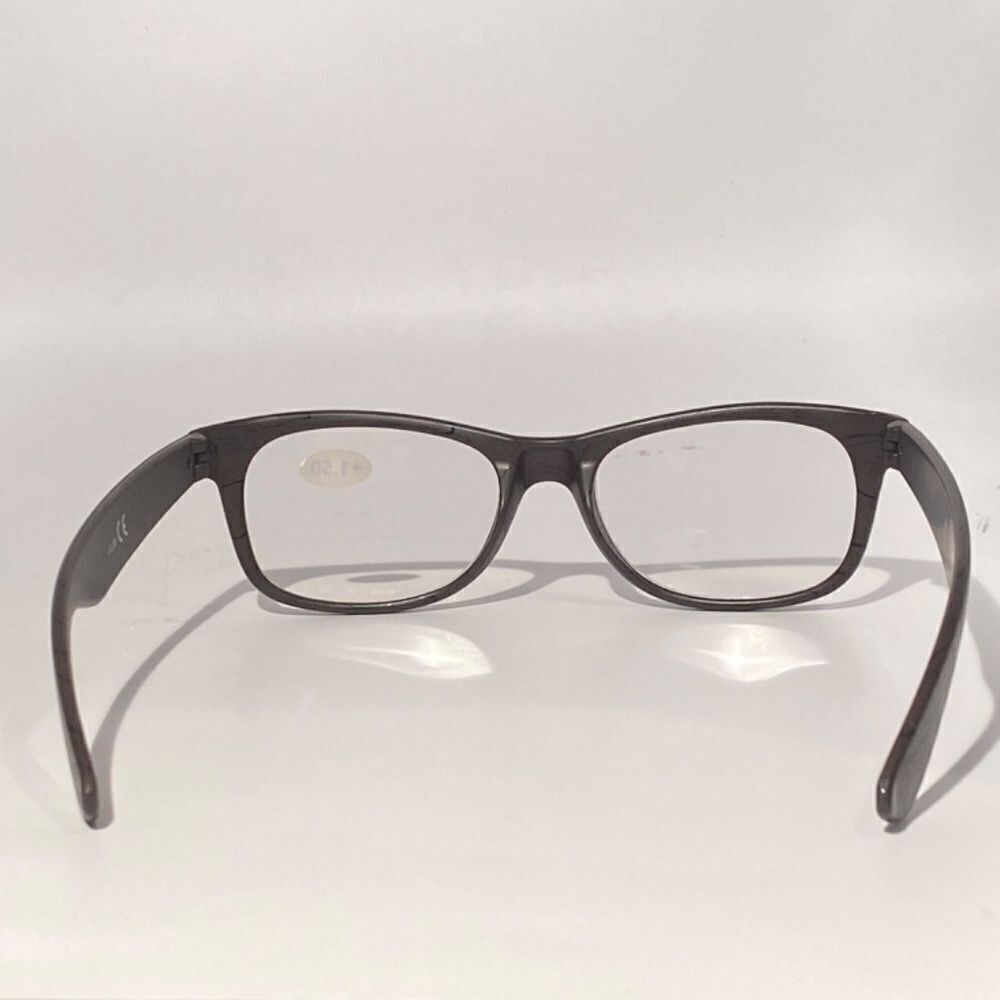 Reading Glasses Rectangular Black Frames 1.50 NWT… - image 4